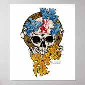 Schotse schedelTattoo Poster (Voorkant)