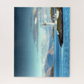 Schotse Schilderachtig vuurtoren Uitzicht Oban Por Legpuzzel (Verticaal)