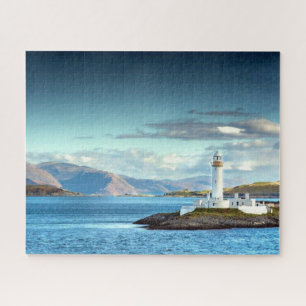 Schotse Schilderachtig vuurtoren Uitzicht Oban Por Legpuzzel