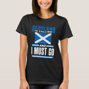 Schotse Schotland Vlag Schotland Roept En Ik M T-shirt