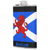 Schotse Schots-Rampant lion, vlag van Saint Andrew Heupfles (Links)