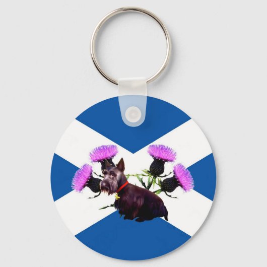 Schotse Schotse doodsbang Sleutelhanger (Voorkant)