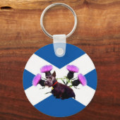 Schotse Schotse doodsbang Sleutelhanger (Voorkant)