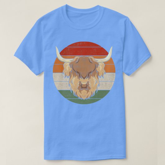Schotse  Schotse hoogland Koe T-shirt (Design voorkant)