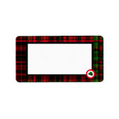 Schotse Shamrock - open frame label (Voorkant)