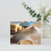 Schotse shortbread koekaart briefkaart (Staand voorkant)