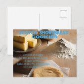 Schotse shortbread koekaart briefkaart (Voorkant / Achterkant)