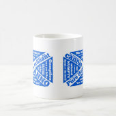 Schotse slang en zinnen koffiemok (Center)