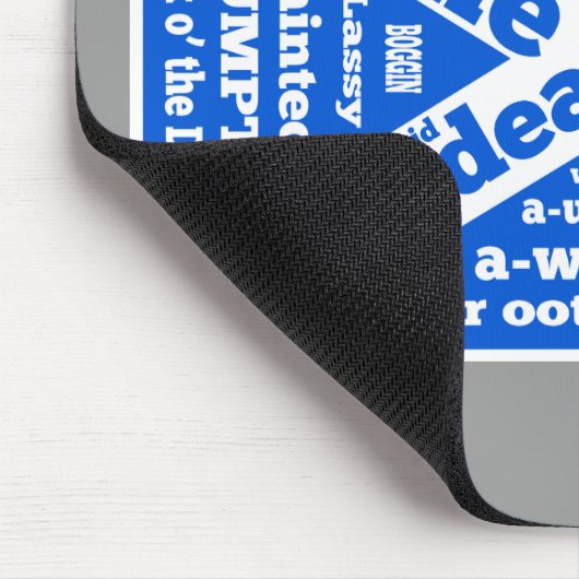 Schotse slang en zinnen muismat (Hoek)