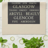 Schotse steden theedoek (Gevouwen)