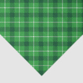 Schotse stijl Groen Wit Plaid Tissuepapier (Detail)