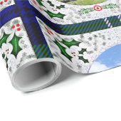 Schotse Sutherland Clan Dunrobin Castle Tartan Cadeaupapier (Rol Hoek)