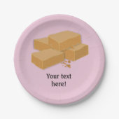 Schotse tablet - traditionele behandeling uit Scho Papieren Bordje (Voorkant)