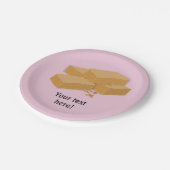 Schotse tablet - traditionele behandeling uit Scho Papieren Bordje (Gekanteld)