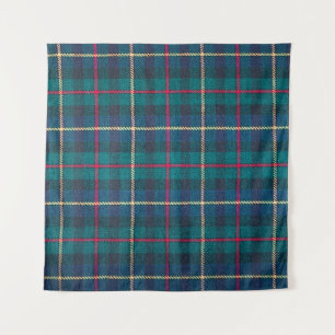 Schotse tartan achtergrond een gecontroleerd vlekk wandkleed