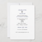 Schotse Tartan Clan Geplaatst Bewerkbare bruiloft Kaart (Achterkant)