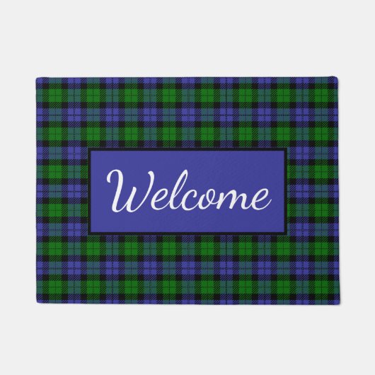 Schotse tartan deurmat (Voorkant)