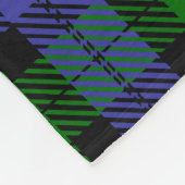 Schotse tartan fleece deken (Hoek)