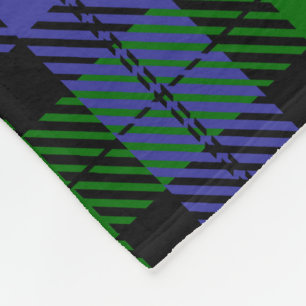 Schotse tartan fleece deken