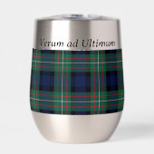 Schotse Tartan geïsoleerde tumblerbeker (Voorkant)