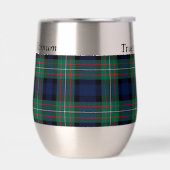 Schotse Tartan geïsoleerde tumblerbeker (Links)