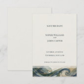 Schotse Tartan Golf Save the Date Kaart (Voorkant / Achterkant)