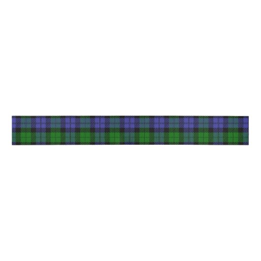 Schotse tartan grosgrain lint (Voorkant)