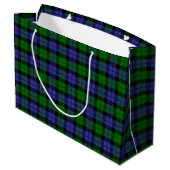 Schotse tartan large cadeautasje (Achterkant Gekanteld)