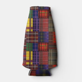 Schotse Tartan Patchwork Flesjeskoeler
