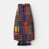 Schotse Tartan Patchwork Flesjeskoeler (Achterkant)