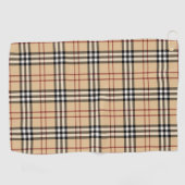 Schotse Tartan Patroon Golfhanddoek (Horizontaal)