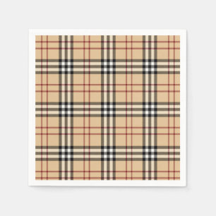 Schotse Tartan Patroon Servet