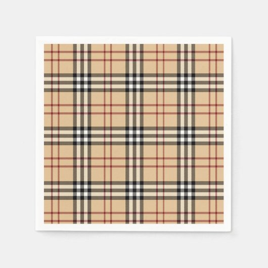 Schotse Tartan Patroon Servet (Voorkant)
