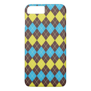 Schotse tartan-patroon uit de jaren 70 iPhone 8/7 plus hoesje