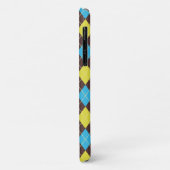 Schotse tartan-patroon uit de jaren 70 Case-Mate iPhone case (Achterkant/links)