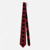 Schotse Tartan Plaid Op Maat Gemaakte Das (Voorkant)