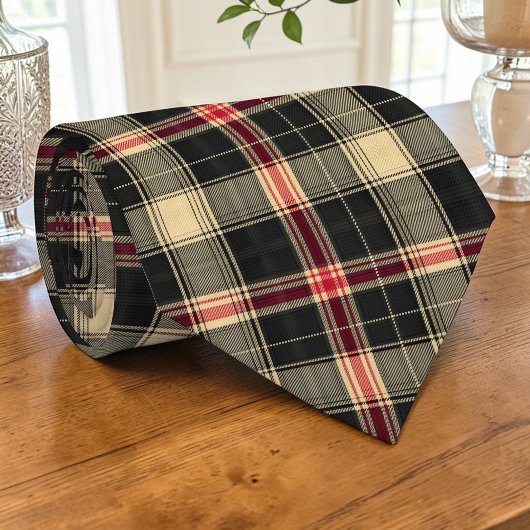 Schotse Tartan Plaid Op Maat Gemaakte Das