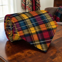Schotse Tartan Plaid Op Maat Gemaakte Das