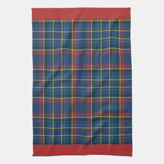  Schotse Tartan Plaid Pattern Theedoek (Verticaal)