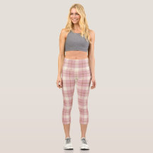 Schotse Tartan Pset Leggings Yoga Capri vrouwen