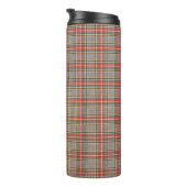 Schotse tartan: rood-groen-geel patroon. thermosbeker (Geroteerd rechts)