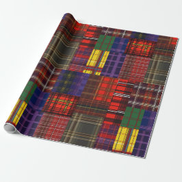 Schotse Tartan Swatch Cadeaupapier