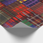 Schotse Tartan Swatch Cadeaupapier (Hoek)