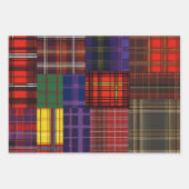 Schotse Tartan Swatch Inpakpapier Vel (Voorkant)