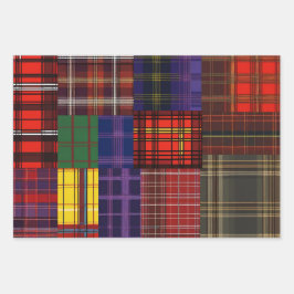 Schotse Tartan Swatch Inpakpapier Vel