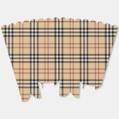 Schotse tartanpatroon bedankdoosjes (Ongevouwen)