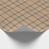 Schotse tartanpatroon cadeaupapier (Hoek)