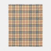 Schotse tartanpatroon fleece deken (Voorkant)