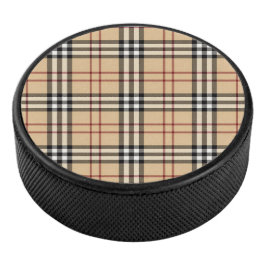 Schotse tartanpatroon     hockey puck