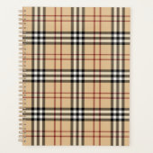 Schotse tartanpatroon planner (Voorkant)